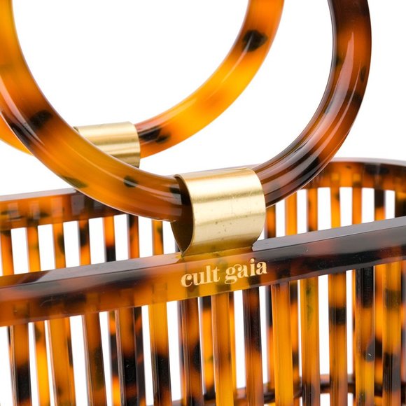 Cult Gaia Coco Mini Tote - Tortoise - Picture 6 of 7